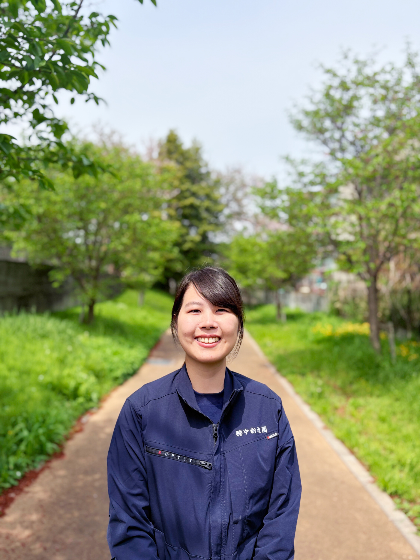 2025年入社の樹木医補の社員