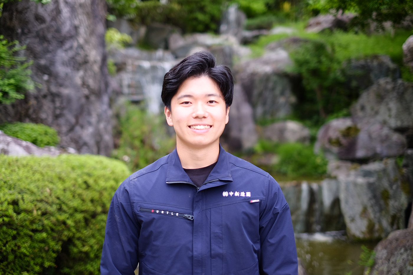 2025年入社の樹木医補の社員2